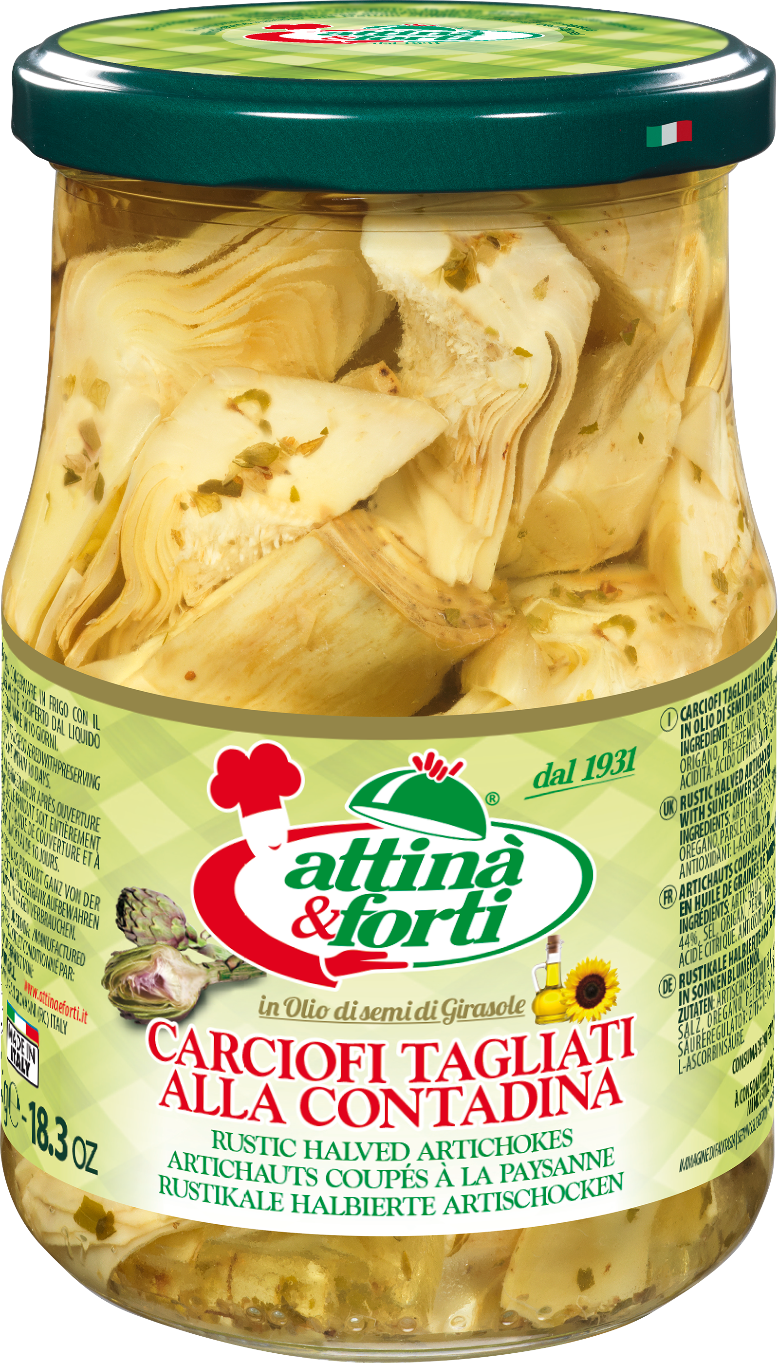 Attina Rustic Halved Artichokes - 18.3oz