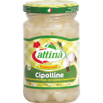 Cocktail Onions "Cipolline" with Apple Vinegar by Attinà - 10.2 oz