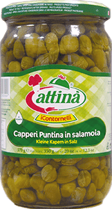 Capper Medium in Apple Cide Vinegard "I Contornelli" by Attina 12.3oz - [Premium Italian Food at Home ]