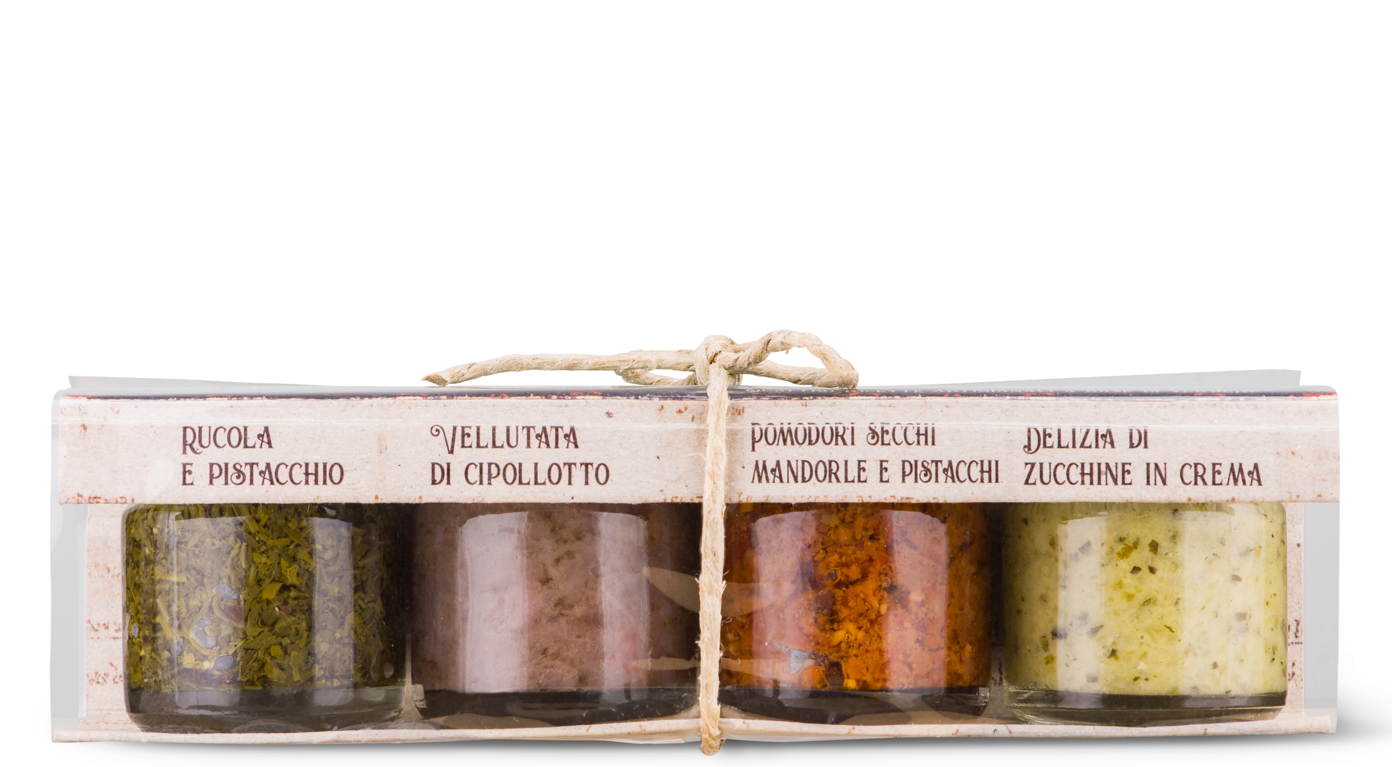 Casarecci di Calabria La Bruschetteria Poker of Based vegetable Craft