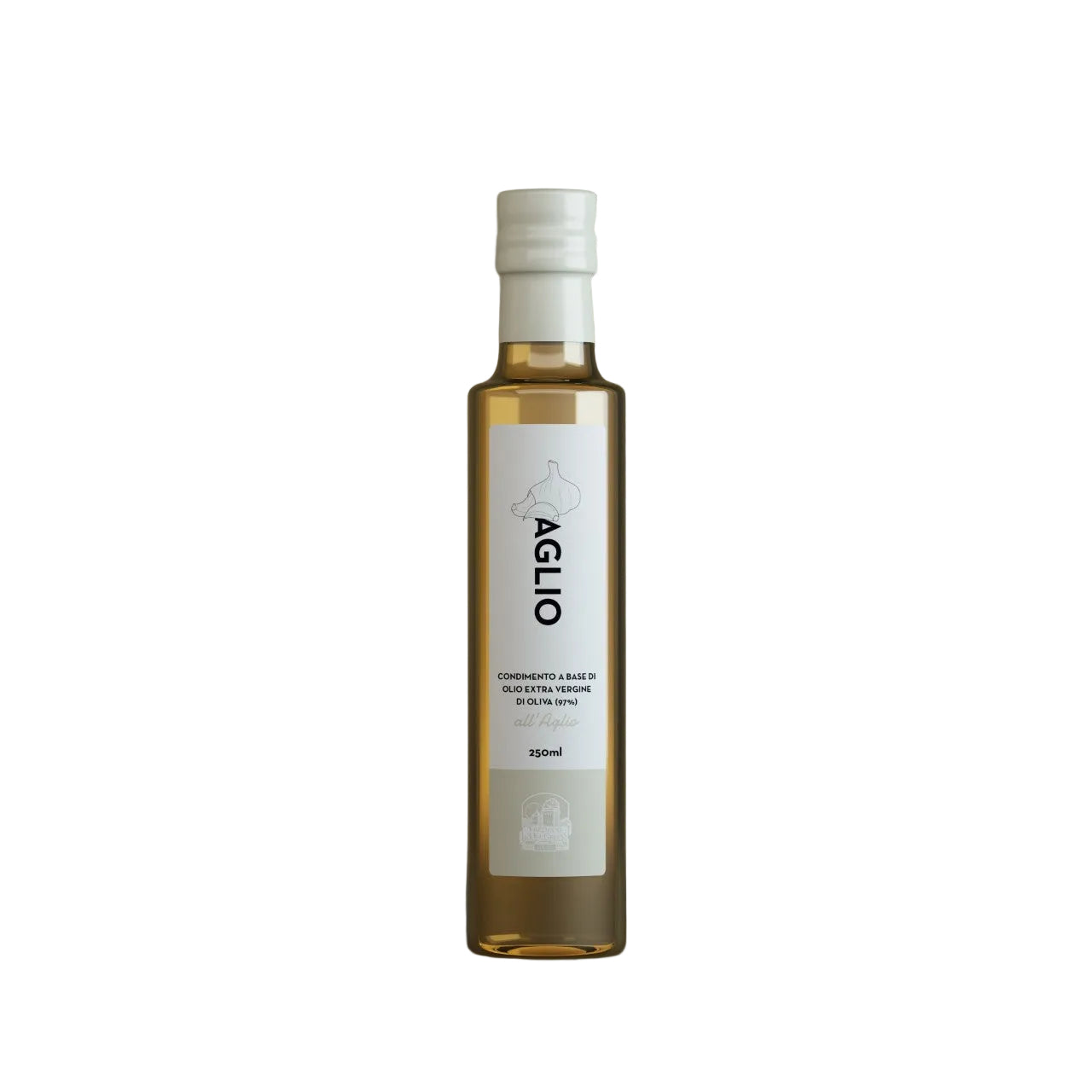 Infused Oil with Garlic and Extra Virgin Olive oil, by Frediani & Del Greco 8.5 oz