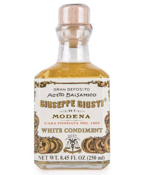 White Balsamic Condiment Dressing by Giusti - 8.45 fl oz - [Premium Italian Food at Home ]
