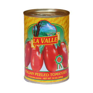 Italian Peeled Tomatoes - by La Valle 400 grams - [Premium Italian Food at Home ]