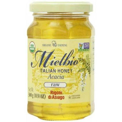 Mielbio Organic Acacia Honey by Rigoni di Asiago 10.5 oz - [Premium Italian Food at Home ]