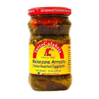 Roasted Eggplant in Oil - by Tutto Calabria  10. oz - [Premium Italian Food at Home ]