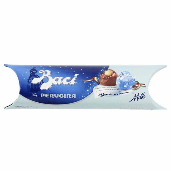 Baci Perugina Original Milk Chocolate 3 Pieces Tube Tube by Perugina 43gr - [Premium Italian Food at Home ]