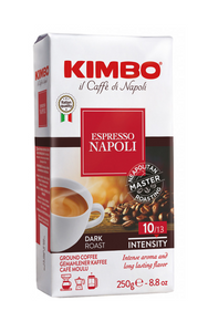 Kimbo Espresso Napoli (Napoletano) Dark Roast – Ground Coffee 250gm