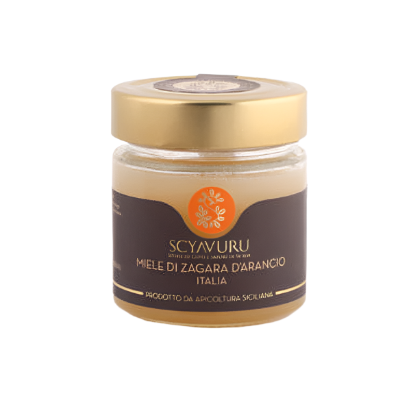 Orange Blossom Honey, by Scyavuru 8.8 oz - [Premium Italian Food at Home ]