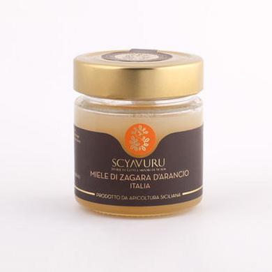 Orange Blossom Honey, by Scyavuru 8.8 oz - [Premium Italian Food at Home ]