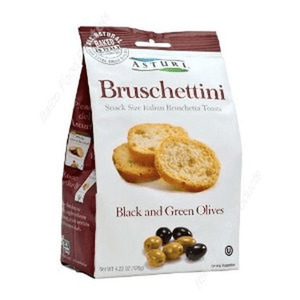 Bruschettini Black and Green Olives By Astur 4.2 oz - [Premium Italian Food at Home ]