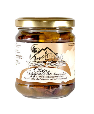 Granda Tradizioni Taggiasche Olives in Extra Virgin Olive Oil, 6.3 oz