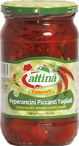 Calabrian Cut Hot Chili Pepper "I Contornelli" by Attina' 34oz - [Premium Italian Food at Home ]