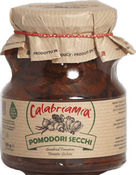 Sun Dry Tomatoes with Extra Virgin Olive Oil by CalabriaMia - 10 oz SAUCE CALABRIA MIA 