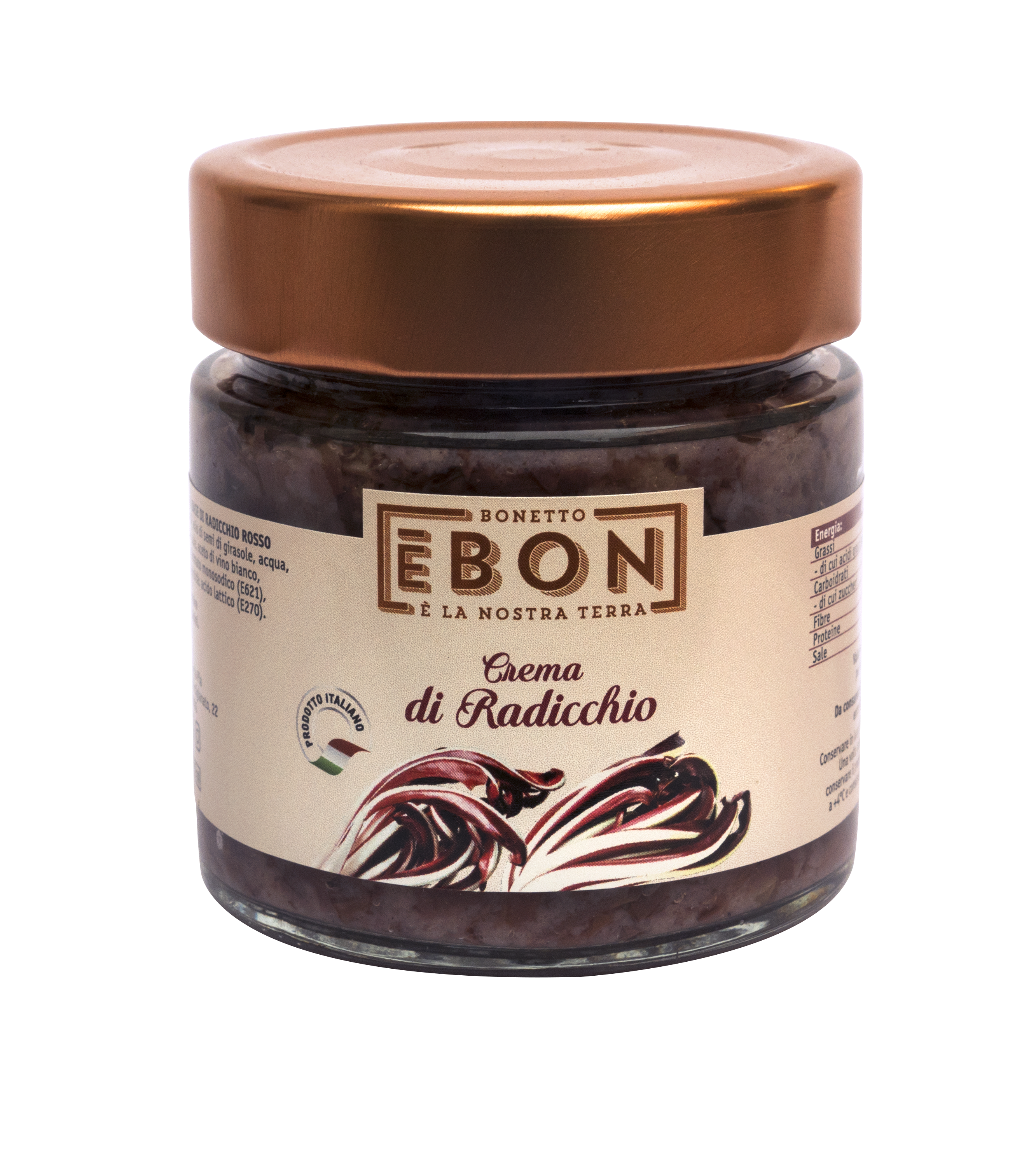 Bonetto Red Chicory Radicchio Cream Spread, 7.04 oz