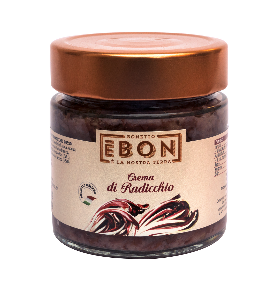 Bonetto Red Chicory Radicchio Cream Spread, 7.04 oz