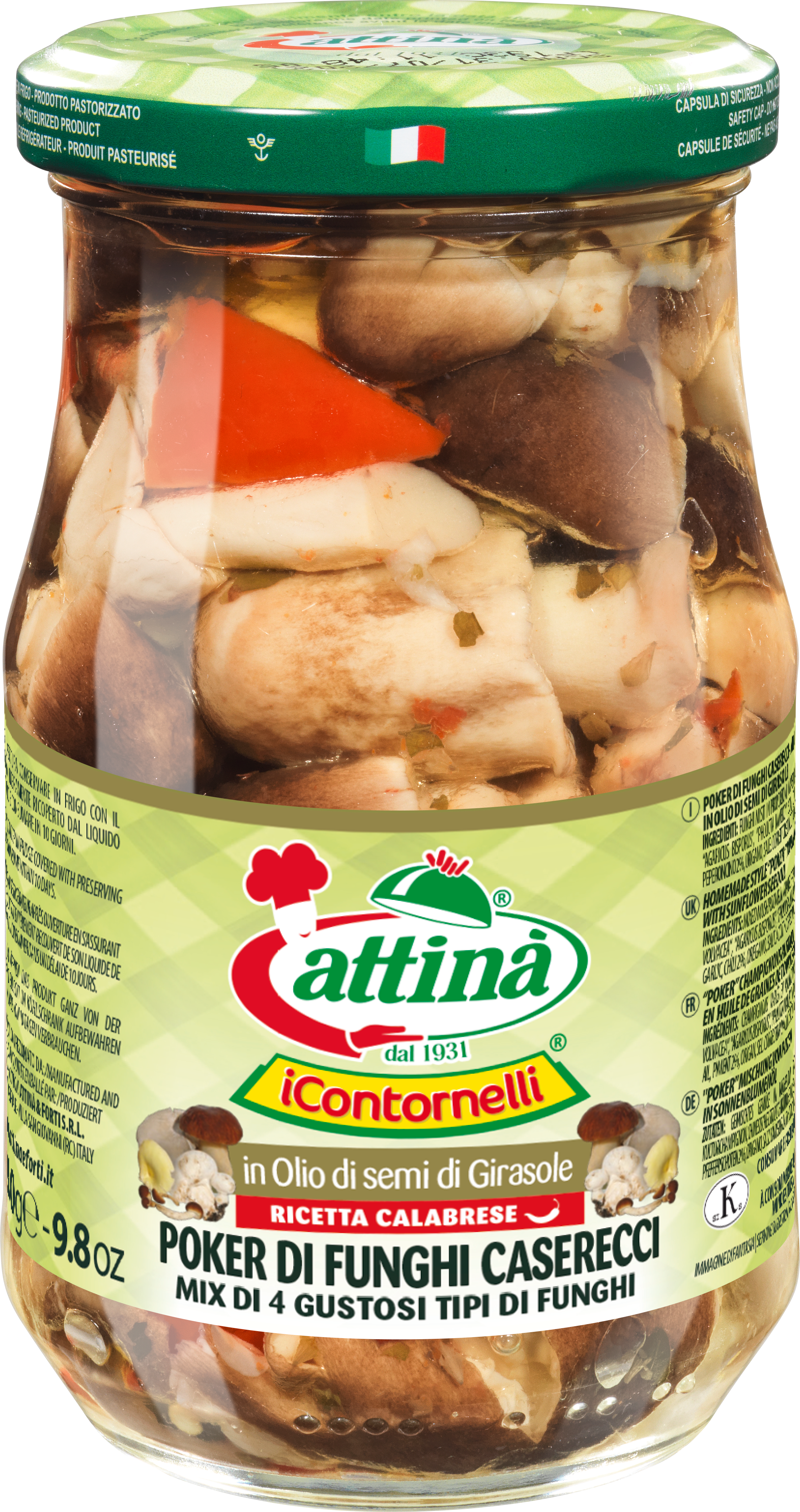 Poker of Mushroom, by Attina 9.8 oz