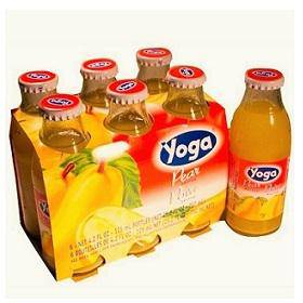 Pear Nectar by Yoga (6 bottles x 4.2 fl oz) - Net 25.2 fl oz - [Premium Italian Food at Home ]