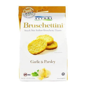 Bruschettini Garlic & Parsley By Astur 4.2 oz - [Premium Italian Food at Home ]