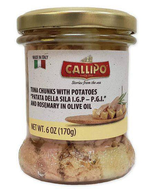 Tuna in Olive Oil with Potatoes and Rosemary by Callipo - 6 oz - [Premium Italian Food at Home ]