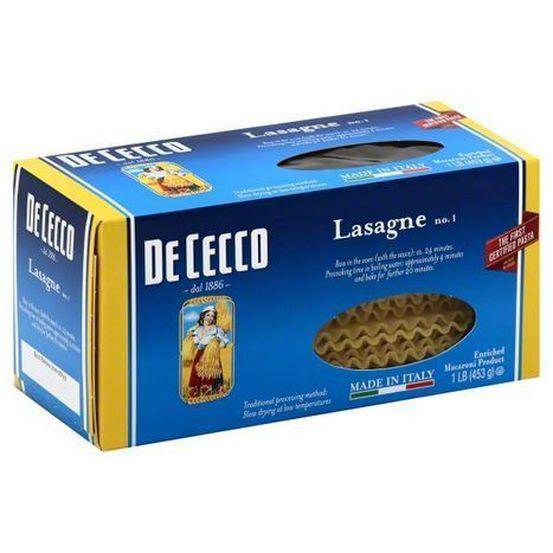 Lasagne (Lasagna) Pasta Special De Cecco   1 lb - [Premium Italian Food at Home ]