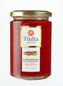 Tudia Arrabbiata Spicy Cherry Tomato Sauce - 12 OZ