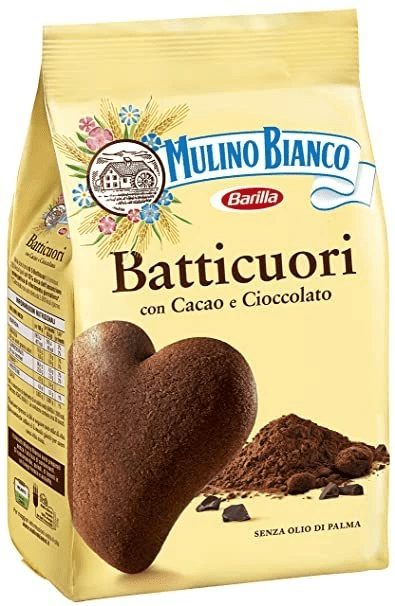 Batticuori Chocolate Cookies, by Mulino Bianco  12 oz - [Premium Italian Food at Home ]