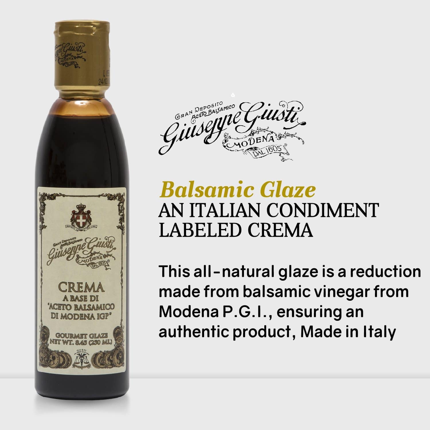Buy Giusti online Modena Balsamic Vinegar of Gourmet Glaze with