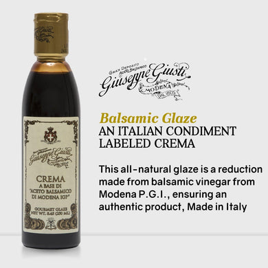 Gourmet Glaze with Balsamic Vinegar of Modena by Giusti - 8.4 fl oz - [Premium Italian Food at Home ]