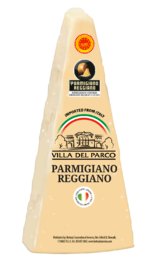 Bertozzi 24-Months Aged Parmigiano Reggiano PDO Cheese Wedge, 9 oz [PACK of 2]