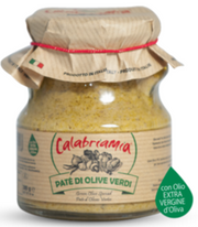 Green Olives Spread with Extra Virgin Olive Oil by CalabriaMia - 10 oz