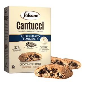 Cantucci Dark Chocolate Cookies by Falcone - 7 oz - [Premium Italian Food at Home ]