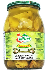 Rustic Halved Artichokes I Contornelli - 960 gr SAUCE ATTINA" 