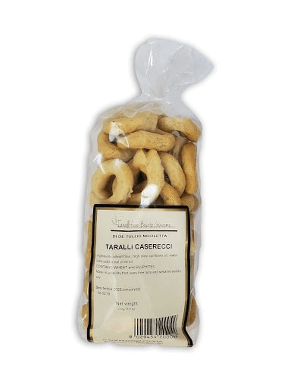 Taralli with Caserecci by Beato Giacomo, 250 grams - [Premium Italian Food at Home ]