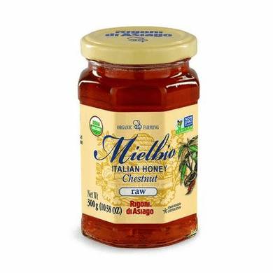 Mielbio Organic Chestnut Honey - by Rigoni di Asiago 10.5 oz - [Premium Italian Food at Home ]
