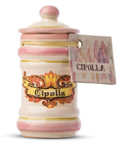 Dried Italian Onion in a little Terracotta Crock by Casarecci di Calabria - 0.17 oz - [Premium Italian Food at Home ]