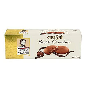 Grisbi double Chocolate by Vicenzi 5.29oz - [Premium Italian Food at Home ]