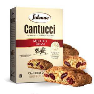 Cantucci Cranberry Cookies by Falcone - 6.35 oz - [Premium Italian Food at Home ]