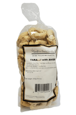Taralli with Anise by Beato Giacomo, 250 grams - [Premium Italian Food at Home ]