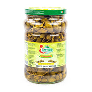 Capper Barries in Apple Cide Vinegard "I Contornelli" by Attina 55oz - [Premium Italian Food at Home ]