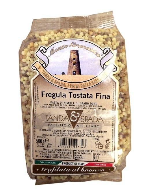 Tanda e Spada Organic Fregula Tostata Fina (Toasted Fregola) - 17.6 oz (500g)