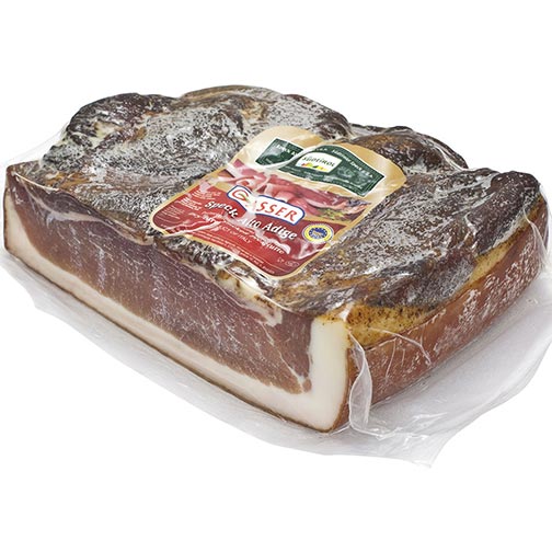 Speck Alto Adige (SPECK ALTO ADIGE IGP)- Dry-Cured Smoked Prosciutto
