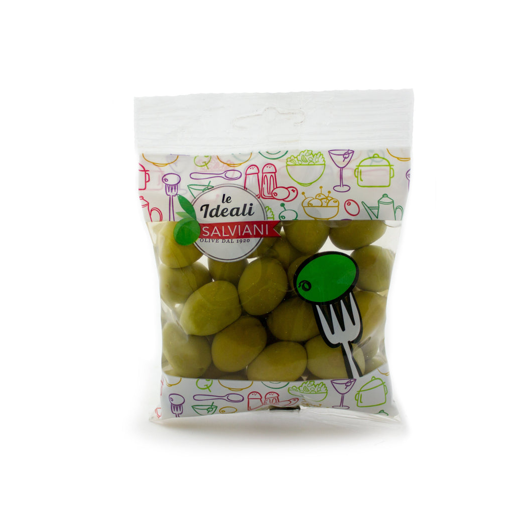 Salviani Green Olives Aperitif in Brine 7.76 oz