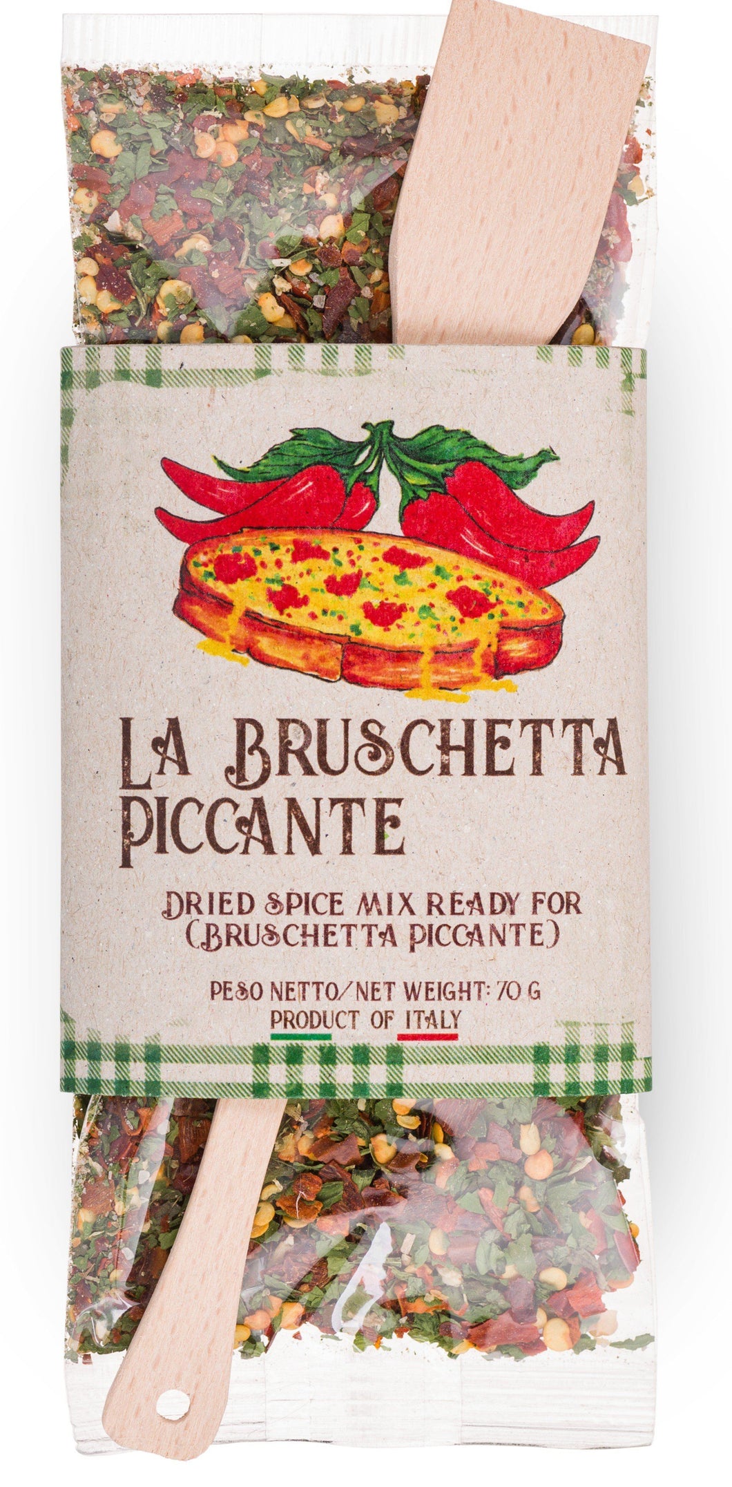 Ready Spice-Mix for Bruschetta Piccante by Casarecci di Calabria - 2.46 oz. SPICES PREMIUM ITALIAN FOOD AT HOME 