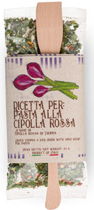 Casarecci di Calabria Ready Mix for Pasta alla Cipolla Rossa di Tropea - 2.46 oz. SPICES PREMIUM ITALIAN FOOD AT HOME 