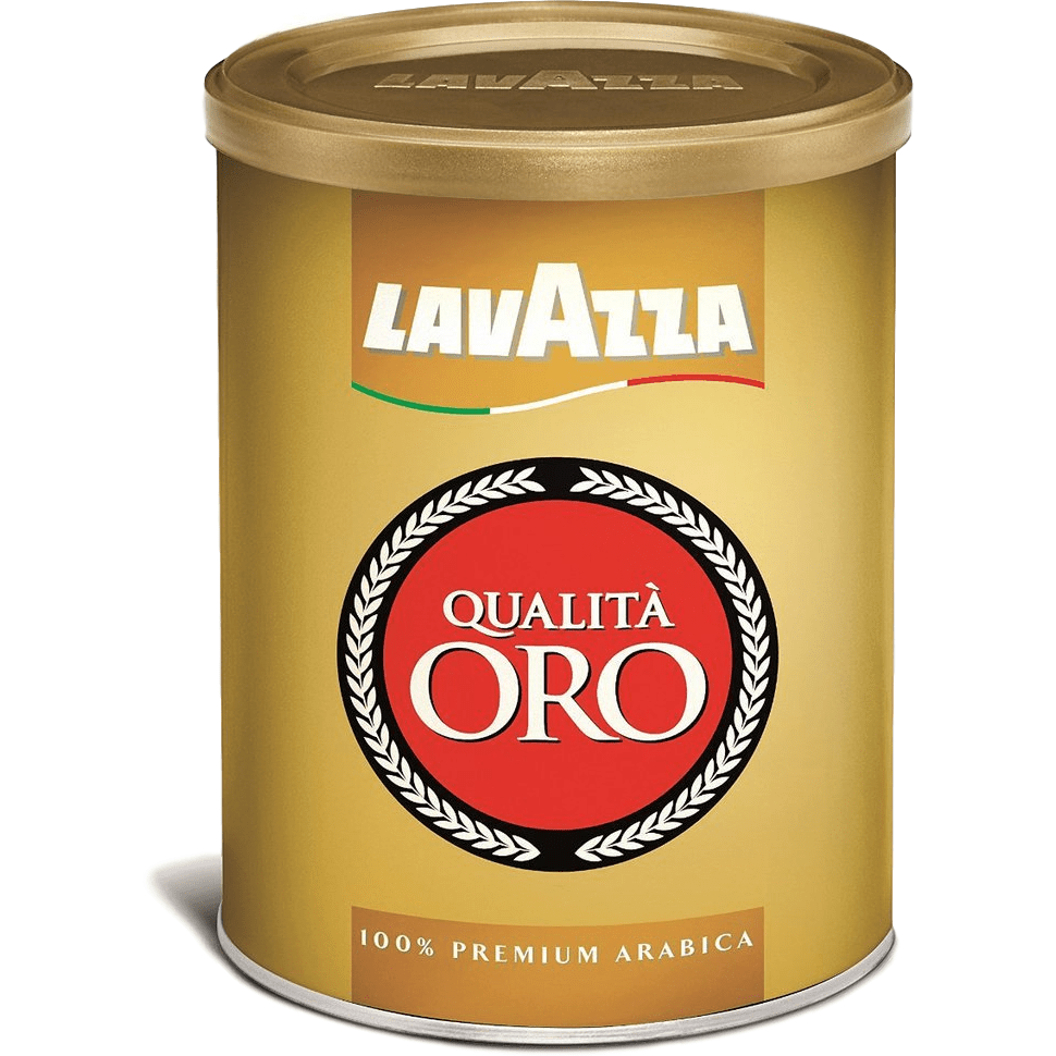 Lavazza Qualità Oro Premium Selection Gold Espresso | Coffee Ground Tin by Lavazza - 8 oz. - [Premium Italian Food at Home ]