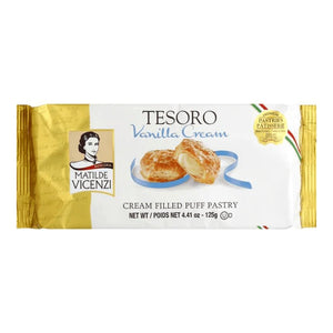 Matilde Vicenzi Tesoro Vanilla Cream Puff Pastry, 4.41 oz