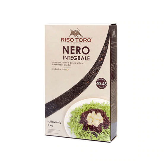 Riso Toro Nero Integrale Black Rice, 2.2 lbs