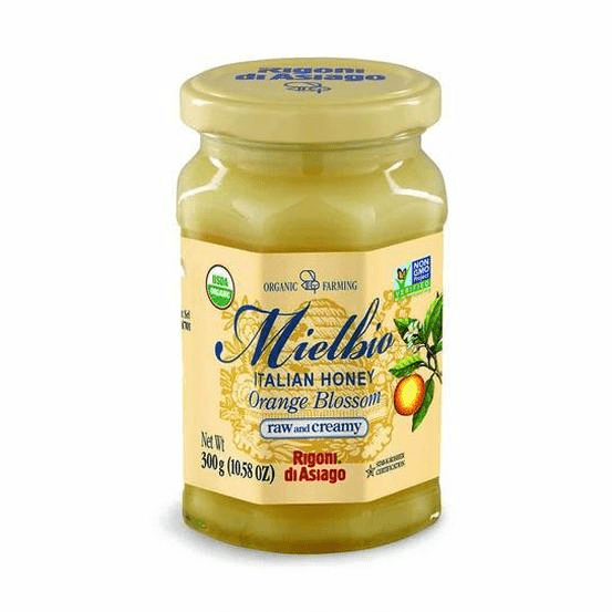Organic Creamy Orange Blossom Honey - by Rigoni di Asiago 10.5 oz - [Premium Italian Food at Home ]