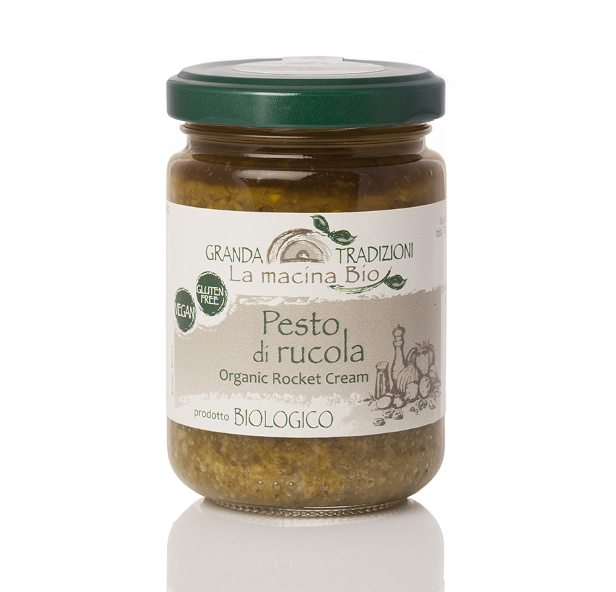 Organic Rocket Cream, by Granda Tradizioni 4.6 oz - [Premium Italian Food at Home ]