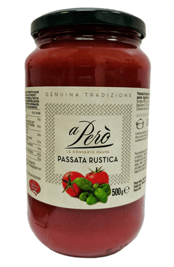 Passata Rustica Sauce, by A Pero' 17.6 oz - [Premium Italian Food at Home ]